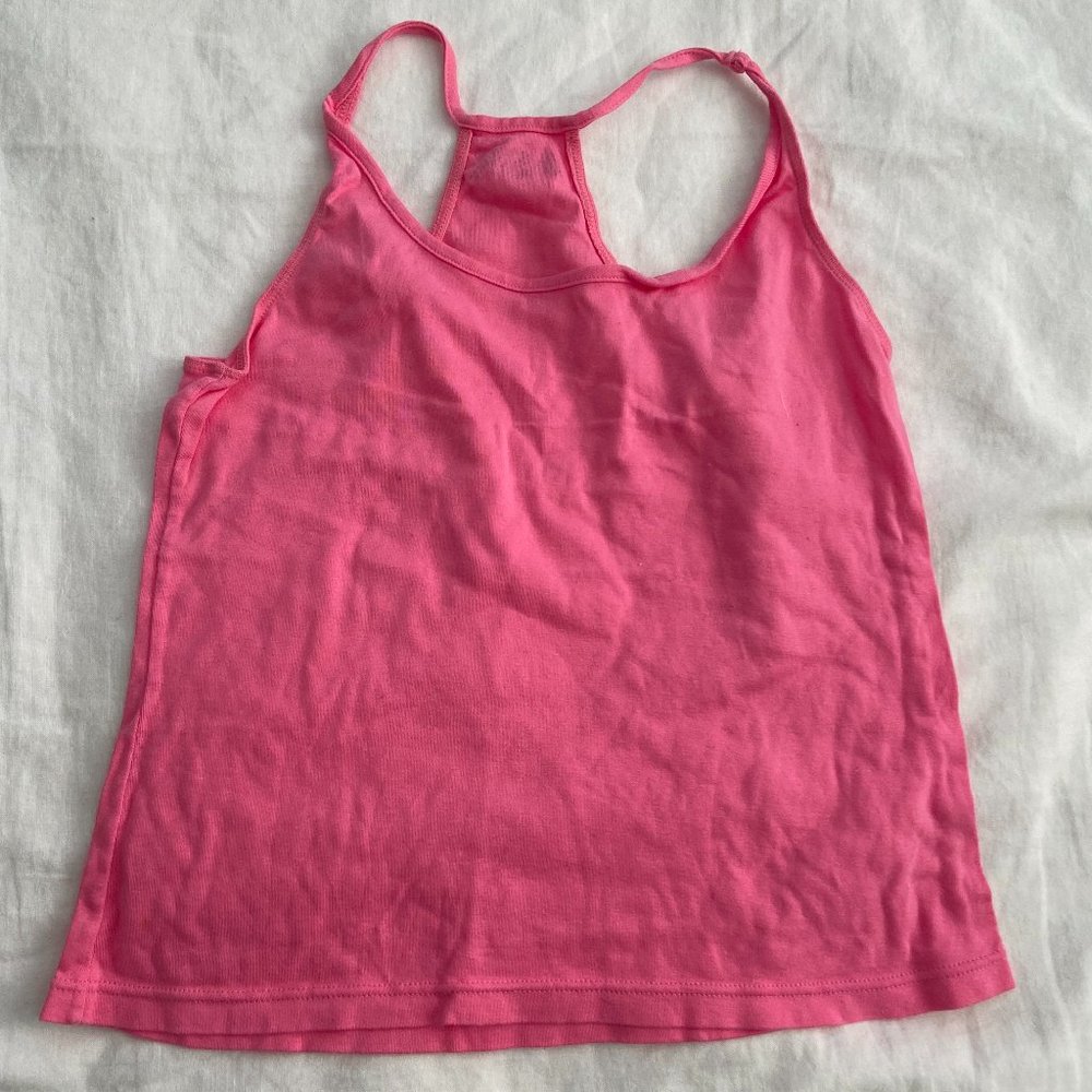 ASK Pink Spaghetti Strap Tank Top